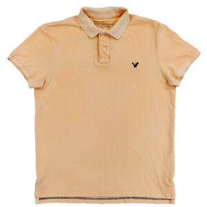 3/$20 American Eagle Outfitters Peach Athletic Fit Polo Shirt